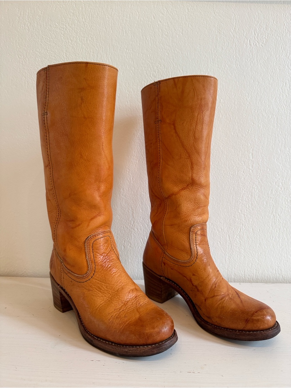 Frye Sabrina 14L leather boots 7.5